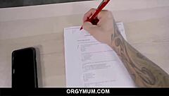 Can Stepson Handle Stepmom's Juicy Pussy Reward?