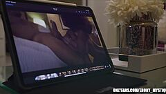 Mystique gets fucked by TS Paris with monster cock