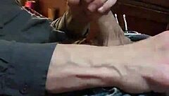 Stroking Hard Cock For Bianca