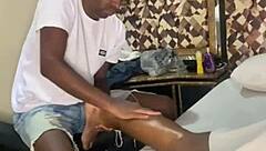 Brazilian Couple Gets Massage In Rio Swinger House