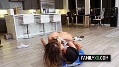 Hot Latina teen 18+ Bambino, luv so much, rides stepcousin's cock!