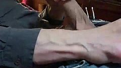 Stroking Hard Cock For Bianca