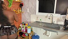 Naughty Domestic Employee Fucks Boss For Raise, Feels Thick Cock In Wet Pussy, Asks For Cum