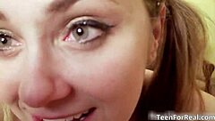 amazing hot blonde teen with big tits