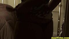 I filmed this homemade pov anal with my real girlfriend, worshiping her gaping ass.