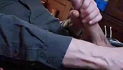 Stroking Hard Cock For Bianca