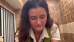 busty colombian student fucks teacher for economics grade in quick pov