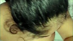 Hard slaps lead to cum in mouth and face