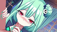 Collection of works by Maenchu 3 featuring anime and cartoon styles