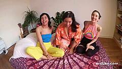 What's better than 2 amateur lesbians? A hot 3some!