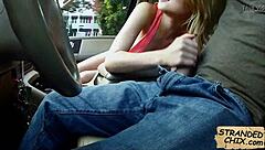 i picked up a blonde teen for a ride