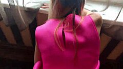 Hot Babe Sucks and Rides Cock Wildly After Classes