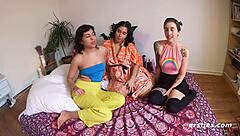 What's better than 2 amateur lesbians? A hot 3some!